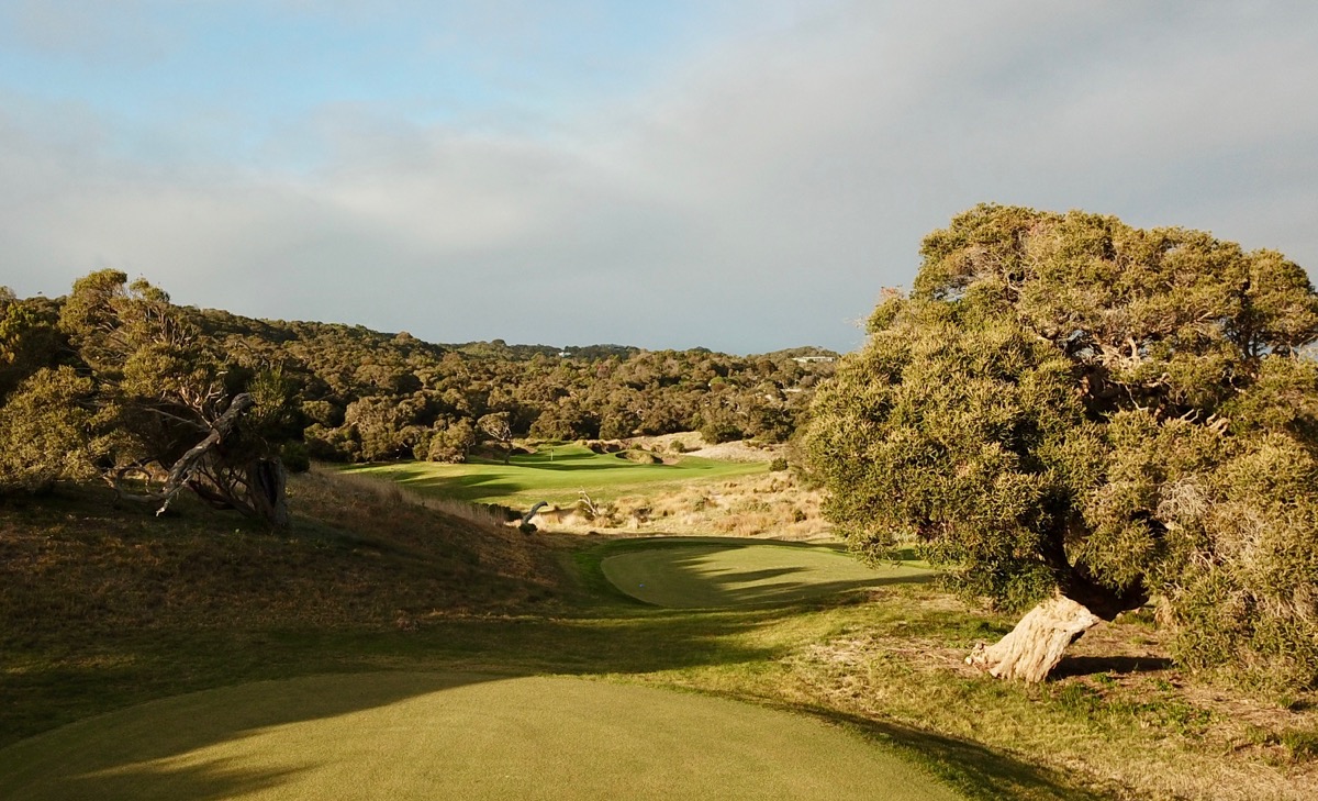The National GC- Moonah course- hole 17
