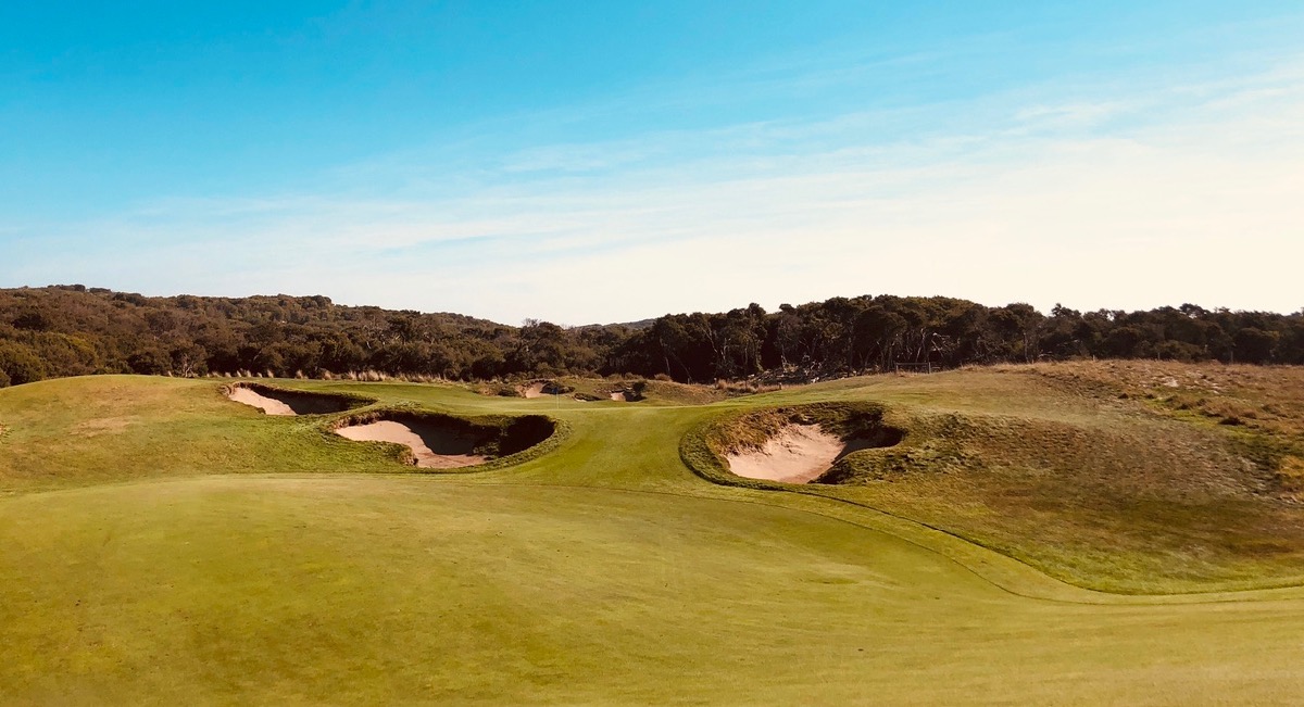 The National GC: Moonah Course- hole 11