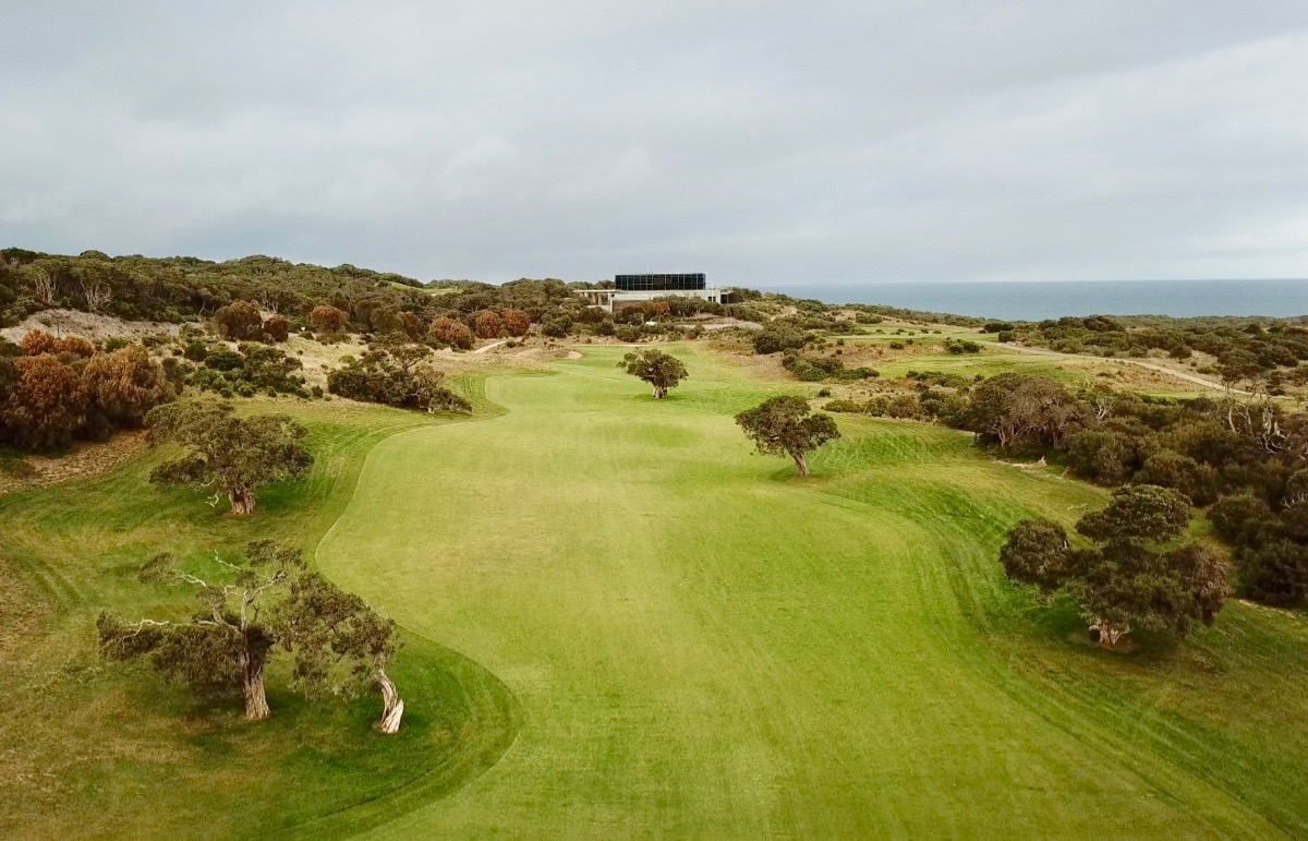 The National GC: Moonah Course- hole 18