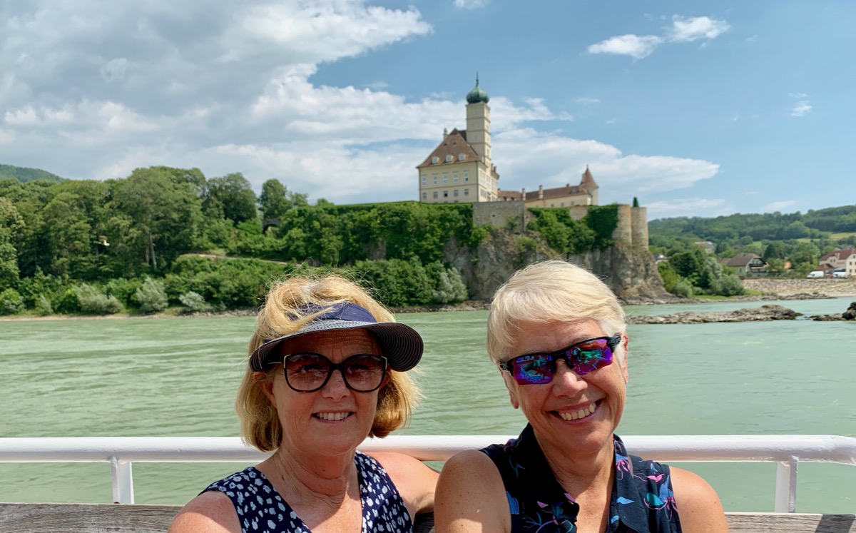 Two babes on The Danube