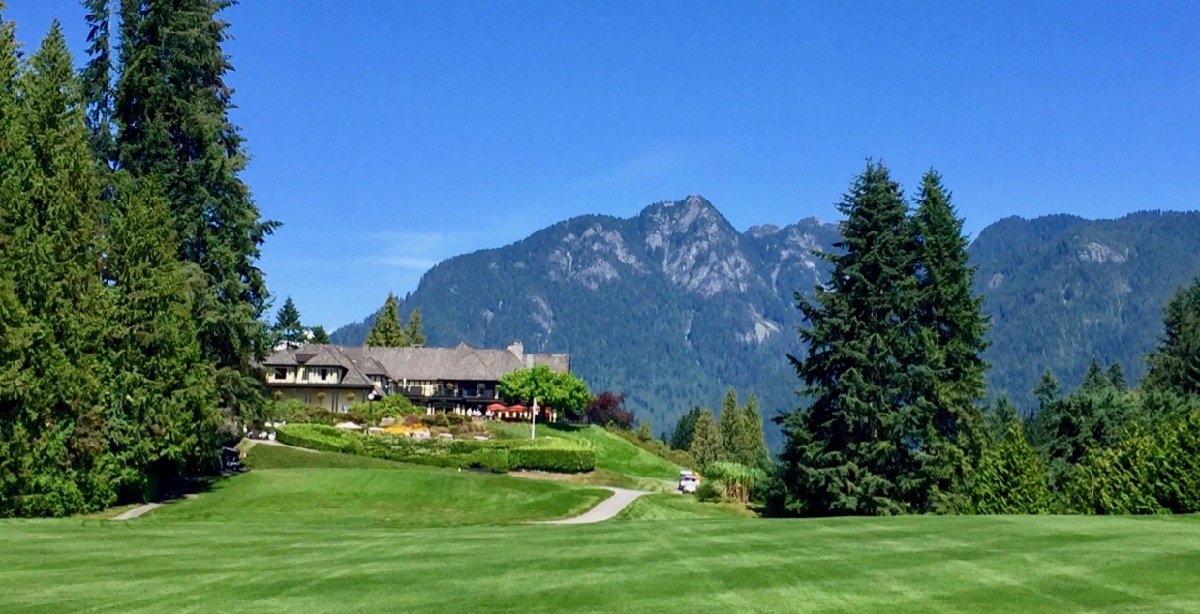 Capilano G & CC- first tee & clubhouse