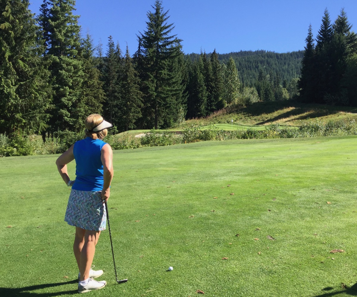 Chateau Whistler- hole 2 approach