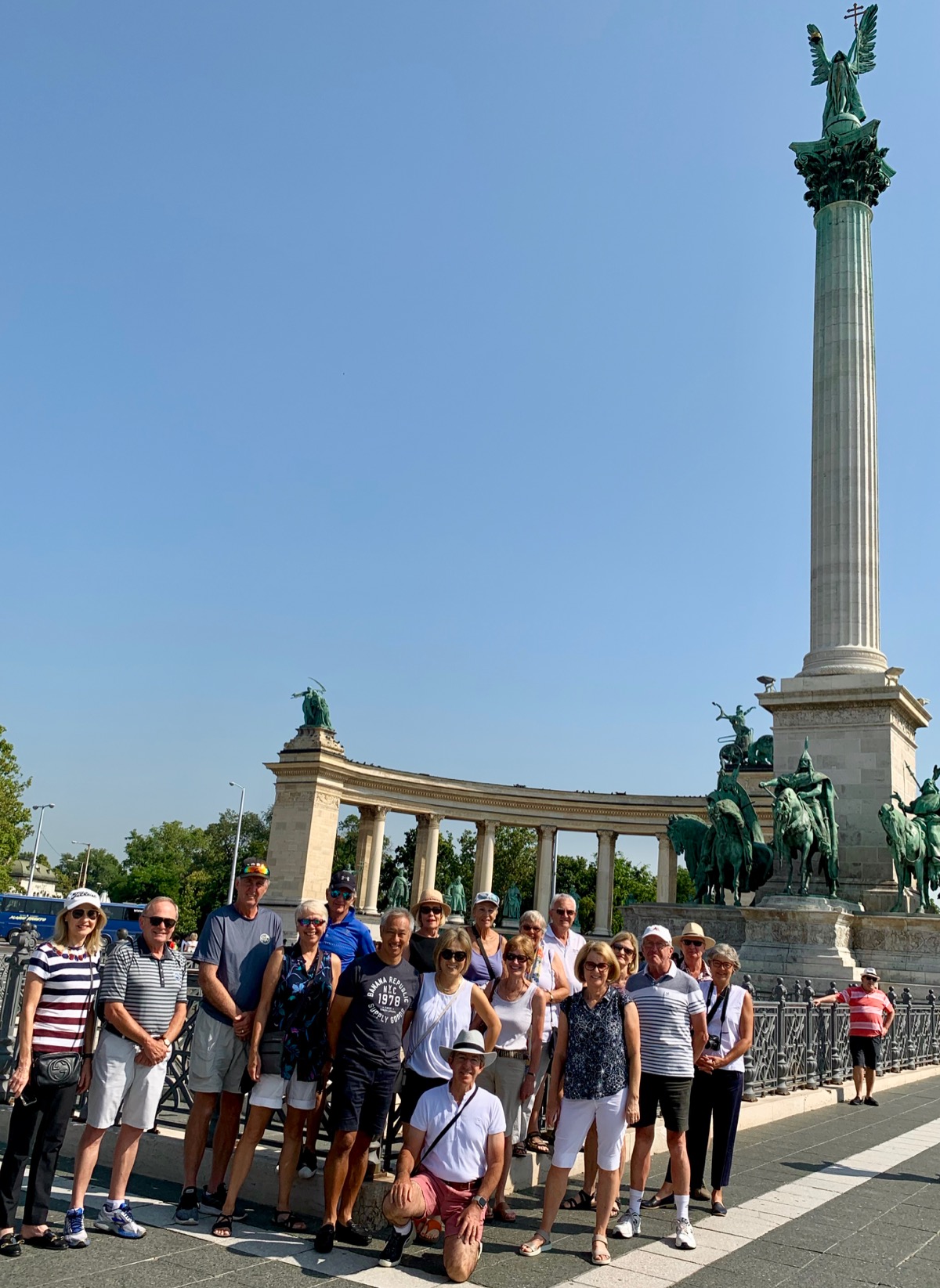 Budapest Group pic at Heroes Square