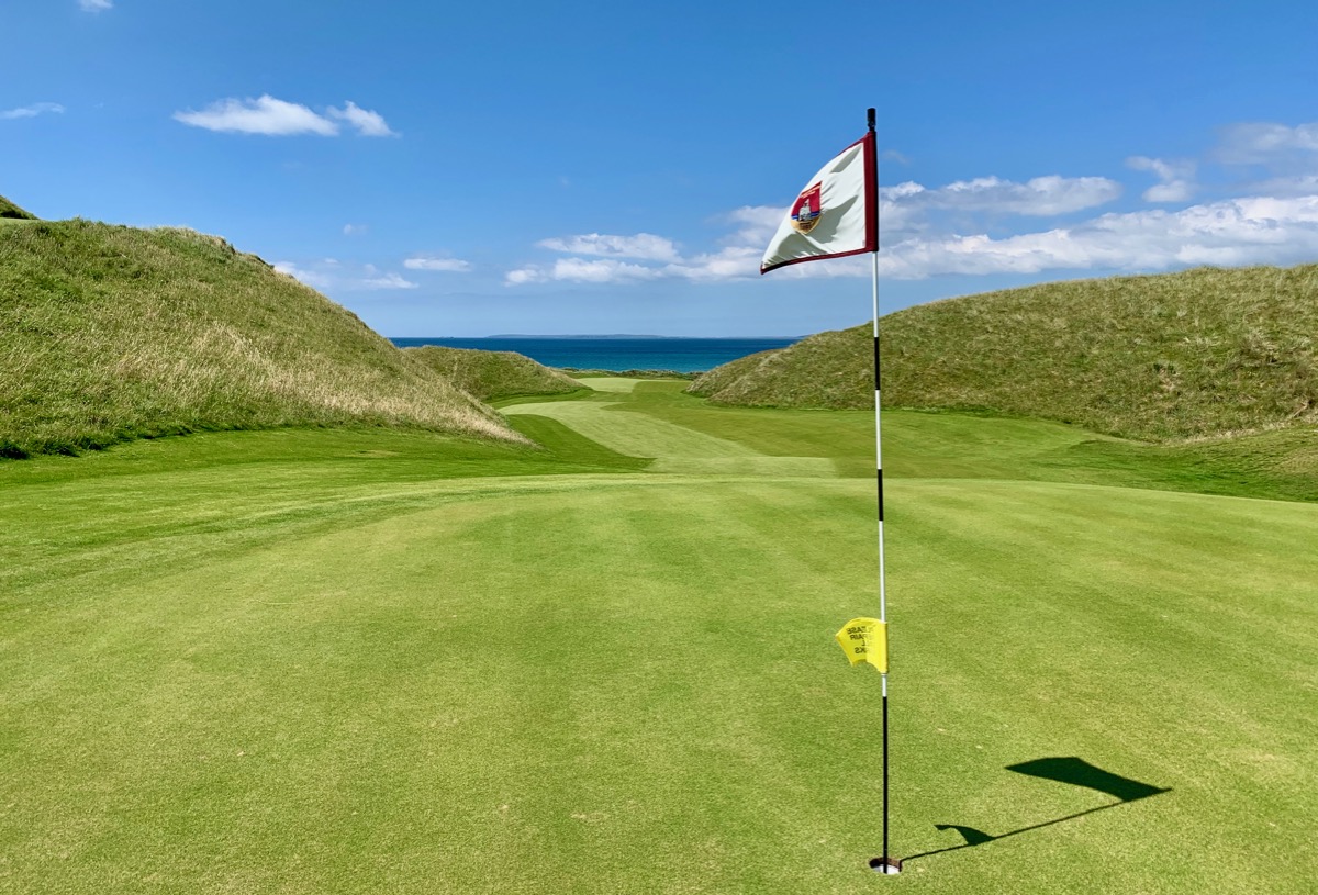 Ballybunion GC- Old Course: hole 16 looking back