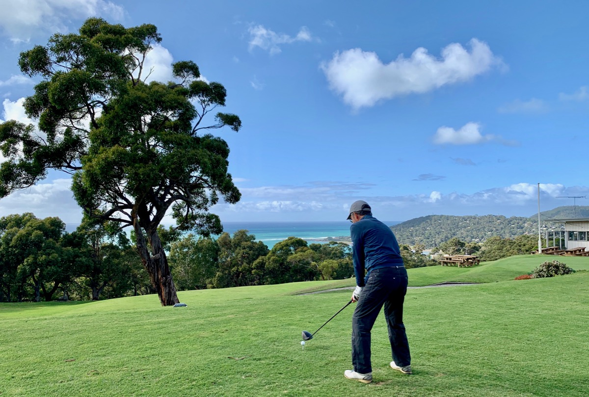 Lorne CC- views from the 1st tee