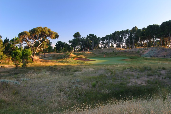 Royal Adelaide GC- approach to the  11th hole