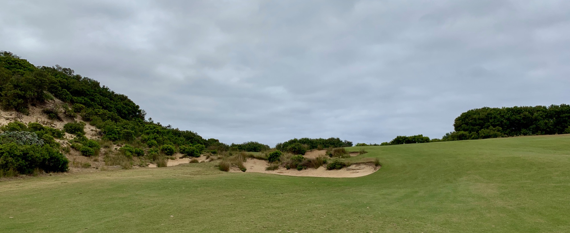 St Andrews Beach GC- Gunnamatta course- hole 2 approach