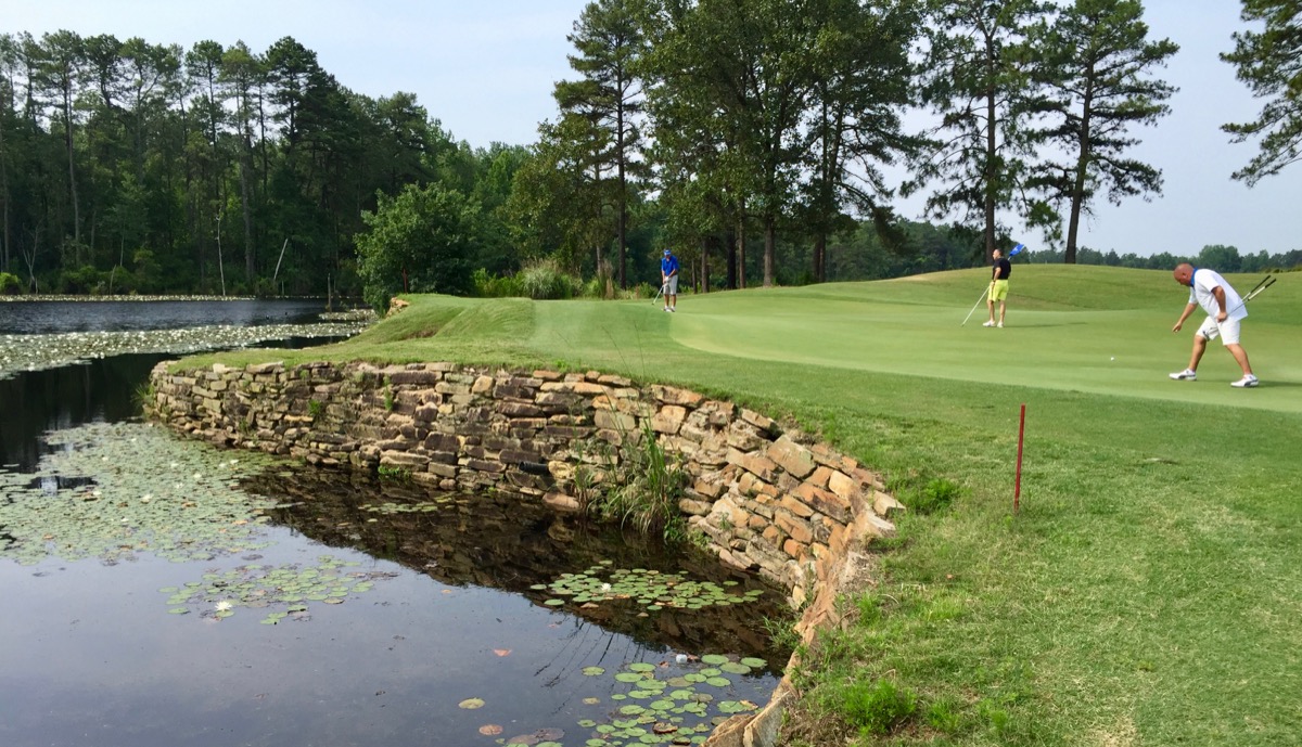 Legacy Golf Links- hole 5 green