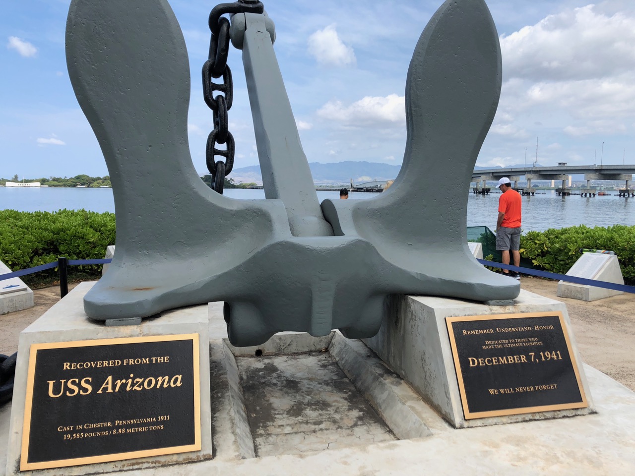 Pearl Harbour- USS Arizona's anchor