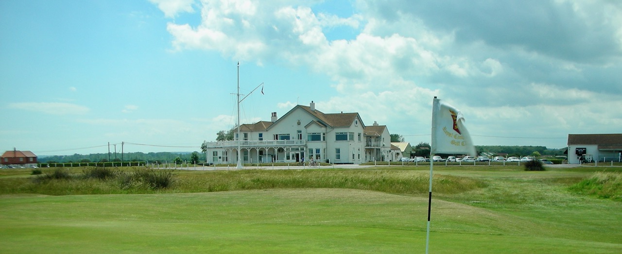 Royal Cinque Ports GC clubhouse