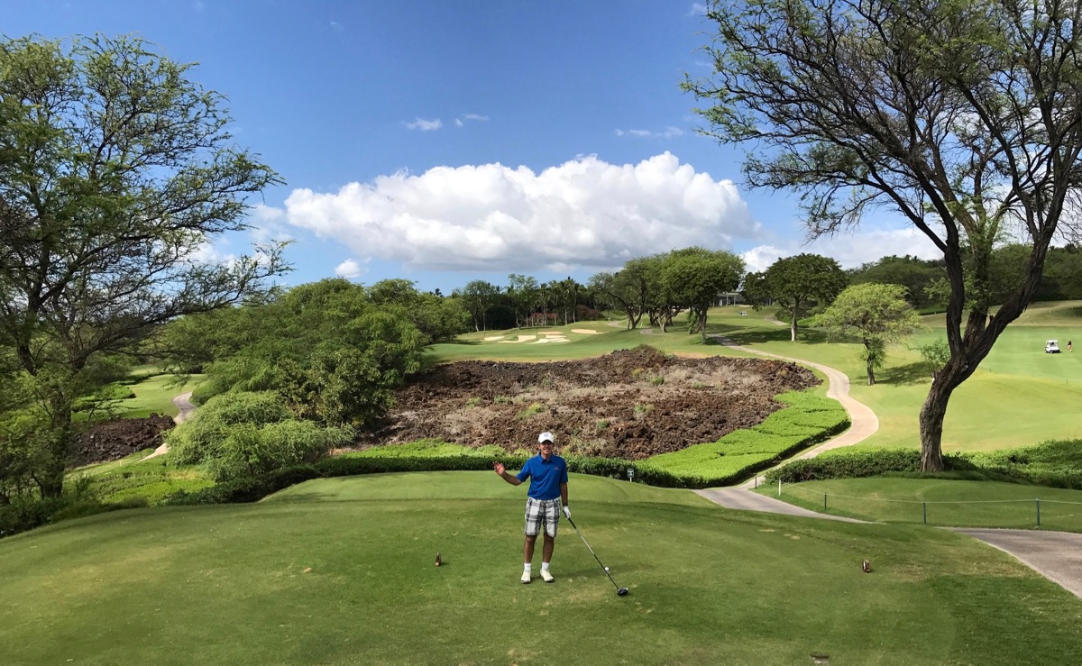 Wailea Golf Club Gold Course- Hole 9 tee shot
