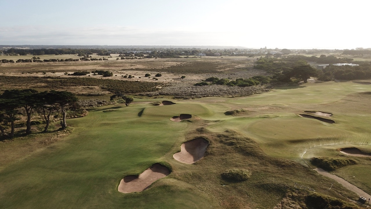 Barwon Heads GC- approach to hole 14