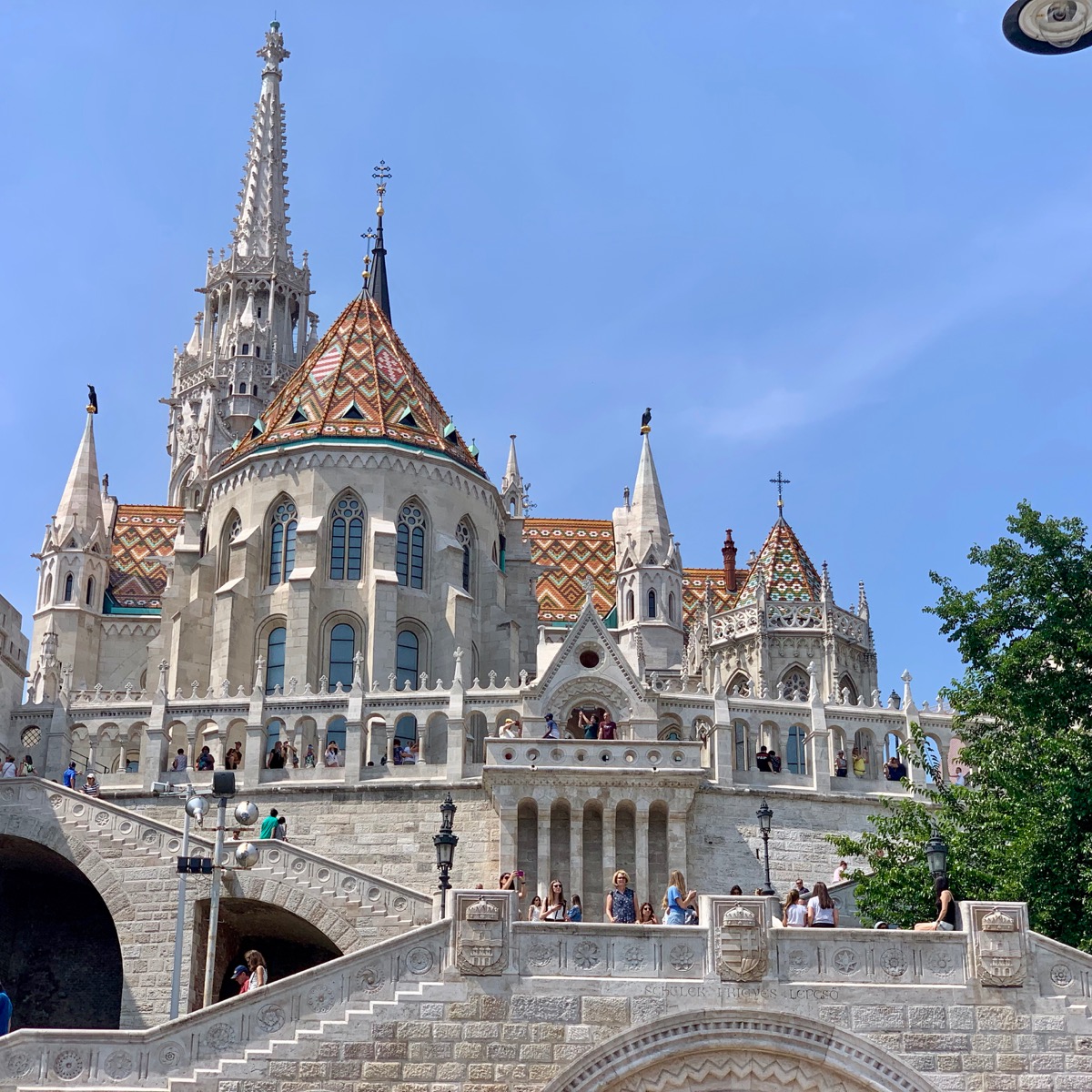 Another view of Matthias Church in Budapest