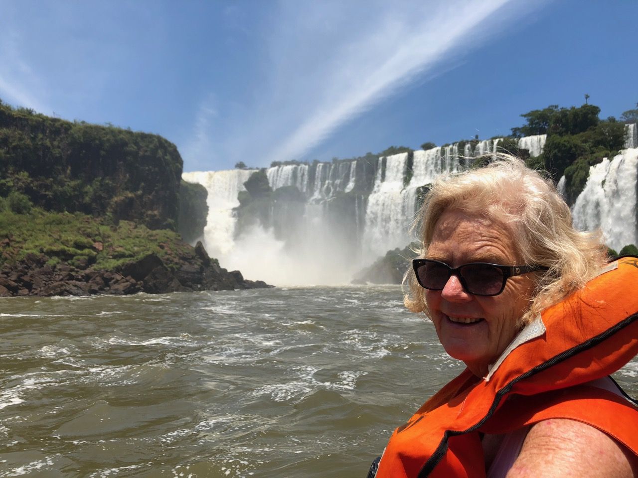 Helen at Iguazu