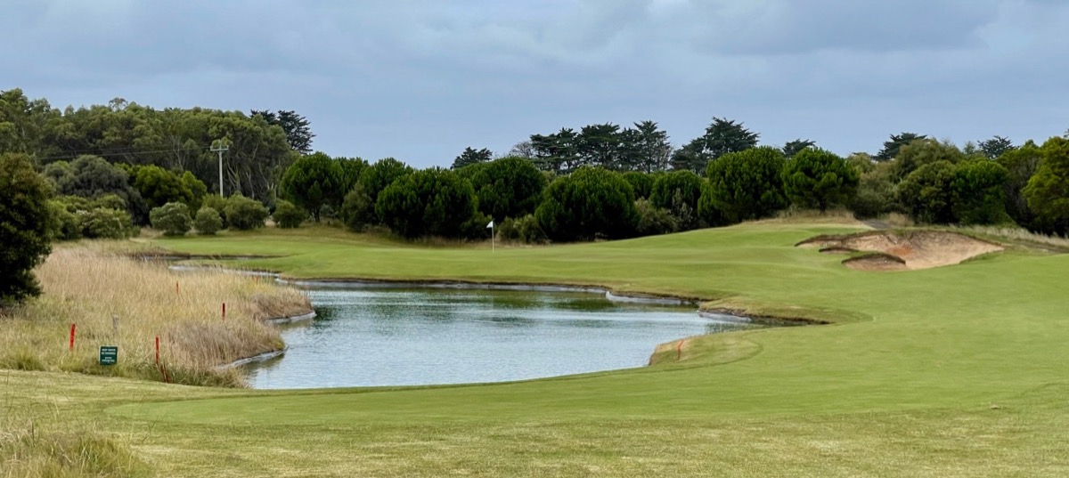 13th Beach Golf Links- Creek Course- hole 12