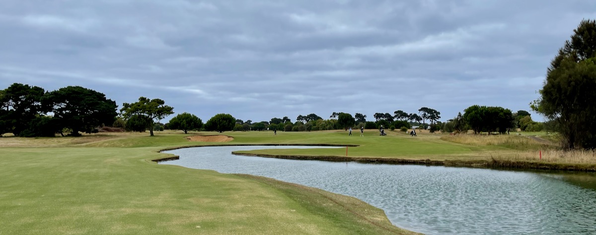 13th Beach Golf Links- Creek Course- hole 8