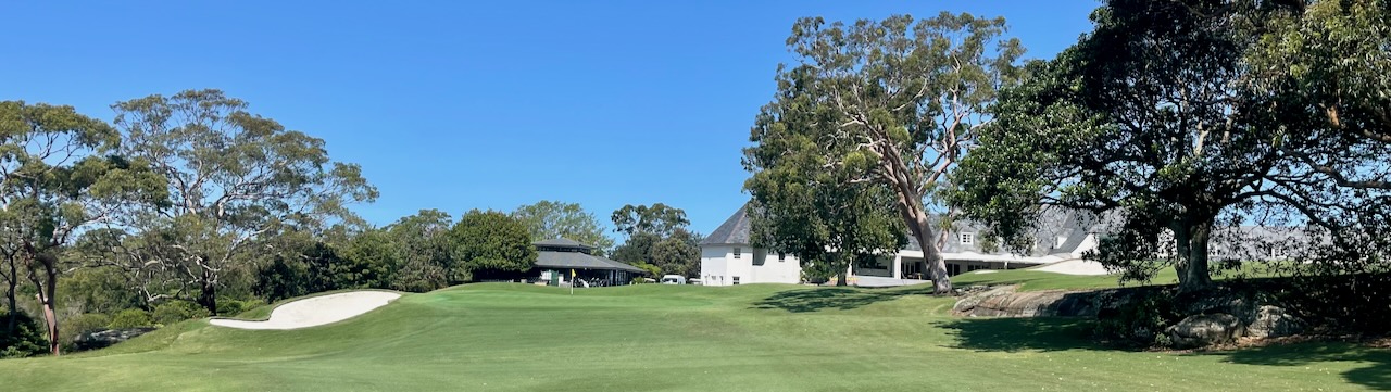 Elanora Country Club- hole 9 approach