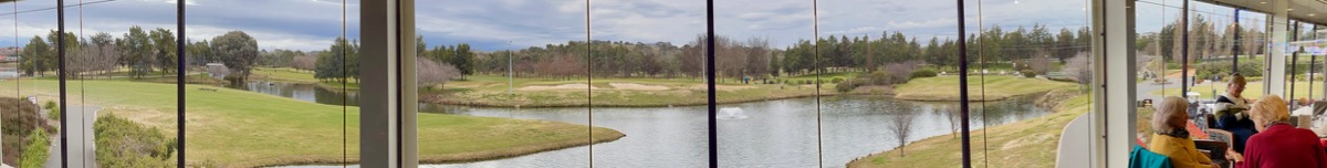 Gungahlin Lakes GC- view from the clubhouse