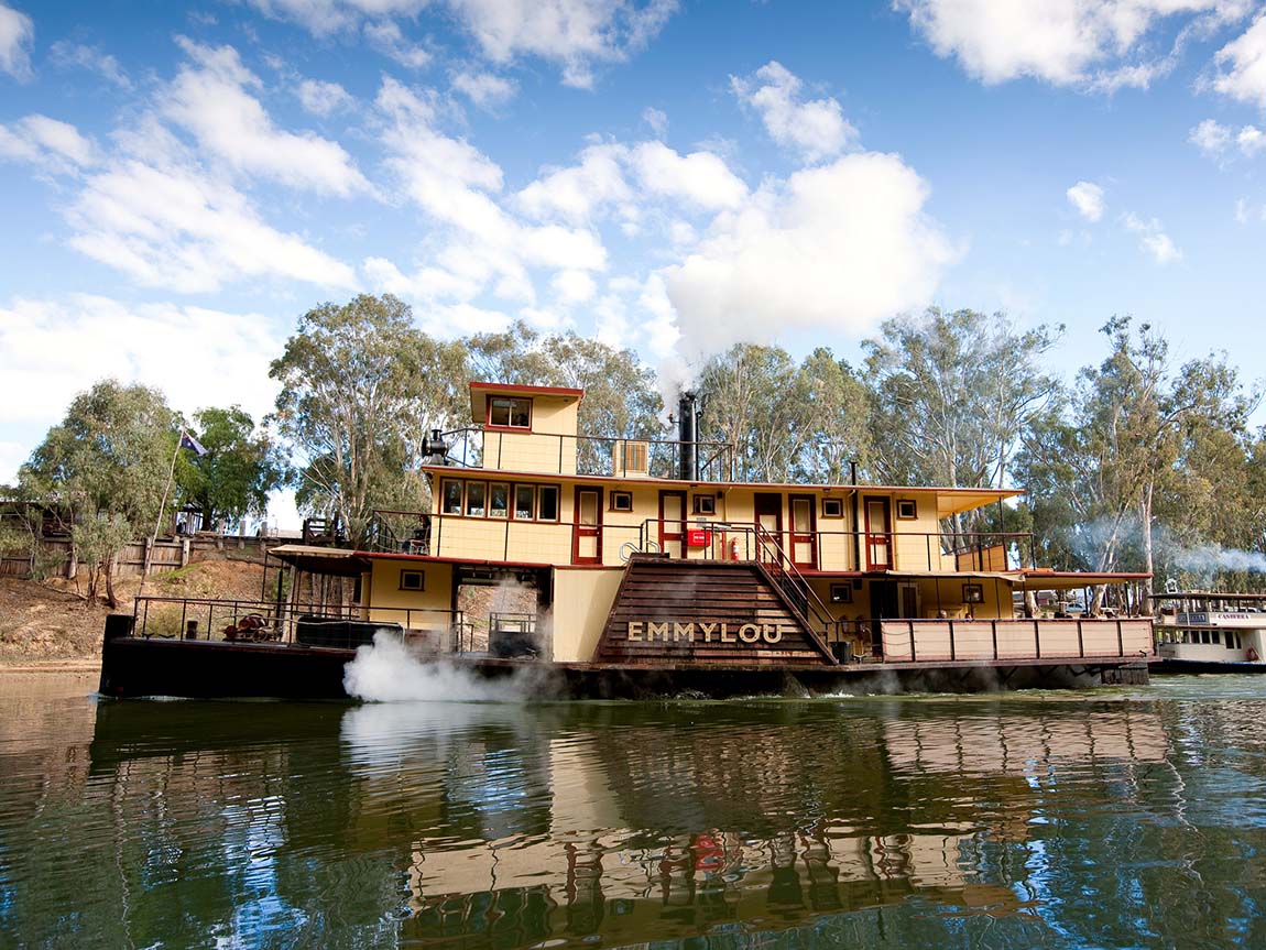 Paddle Steamer on The Murray River