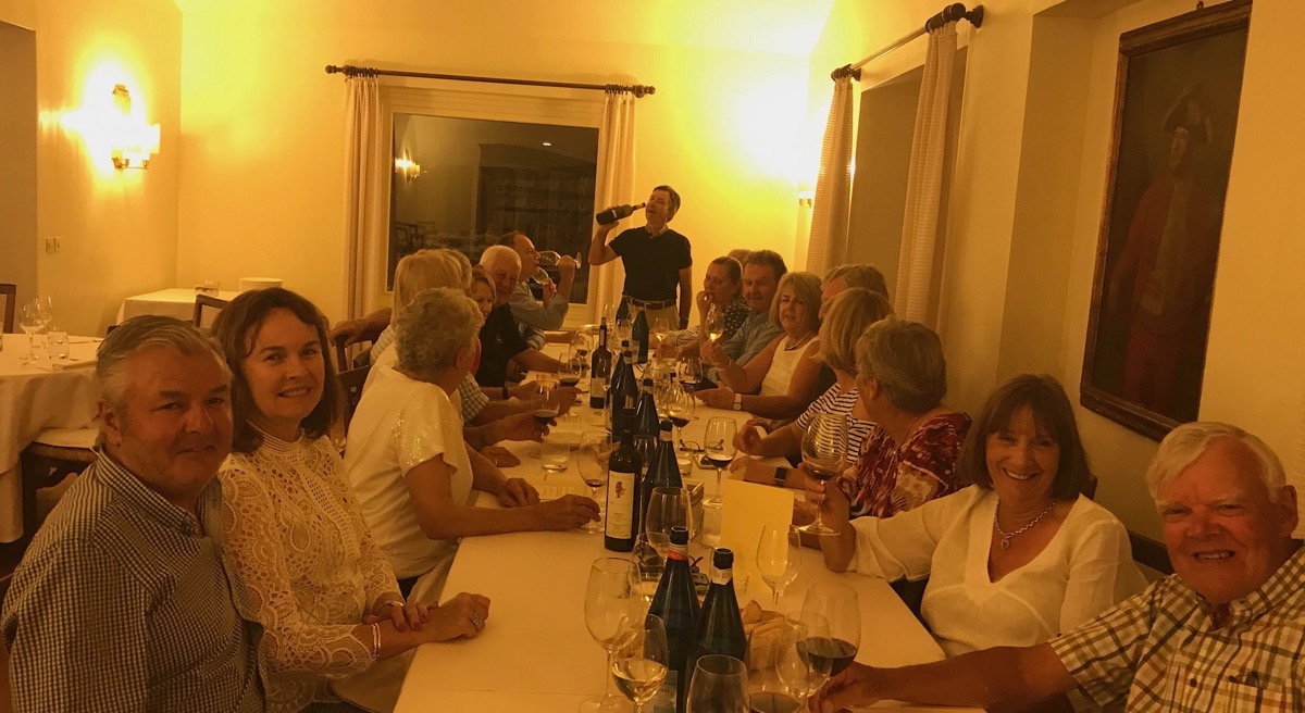 Biella dinner- group photo
