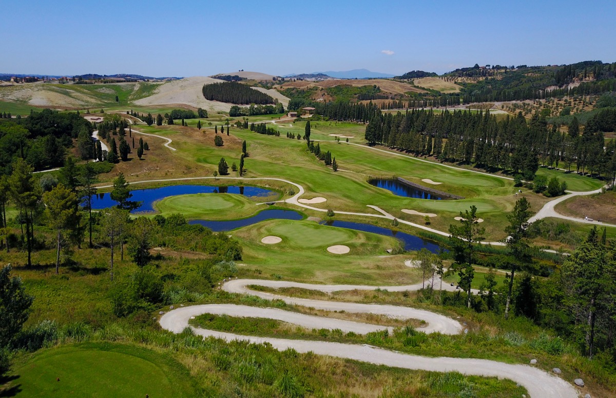 Castelfalfi GC- Mountain Course- hole 9 tee