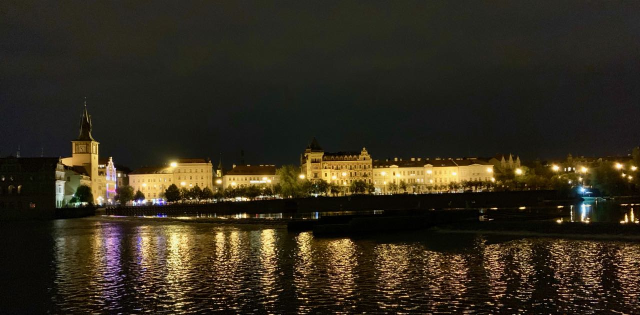 Prague night cruise
