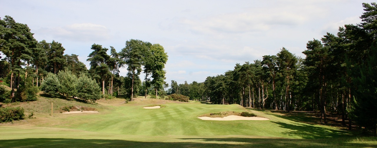 St George's Hill GC- hole 12 approach Blue