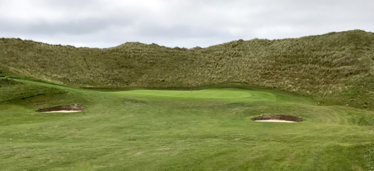 The dramatic dunes at Carne GC