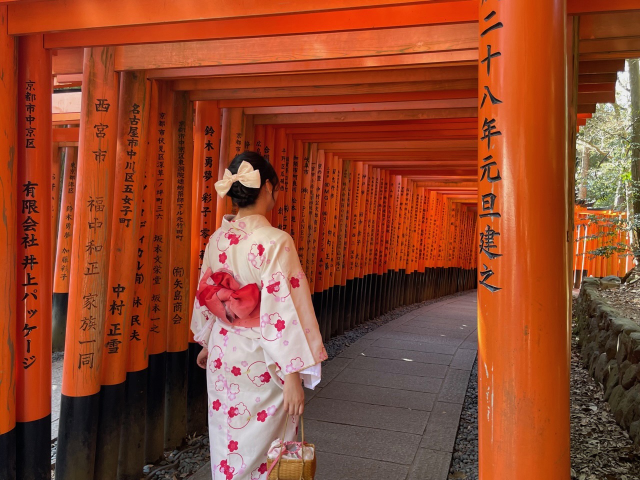 Fushimi Inari Taisha thousands of orange Torii gates