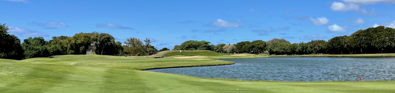 Constance Belle Mare Plage- Links Course, hole 13 approach