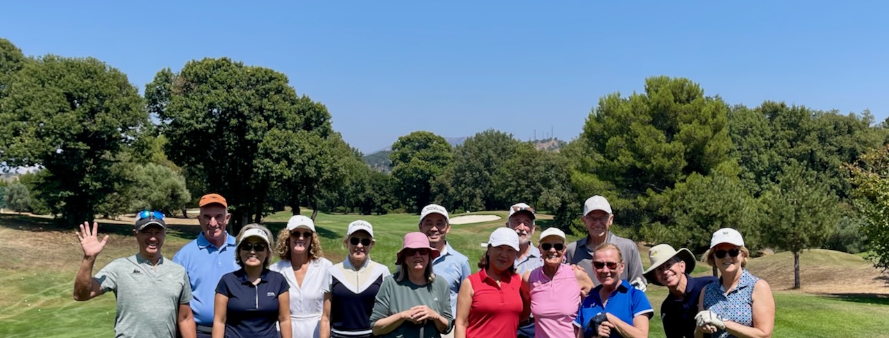 The group at Picciolo Mt Etna GC