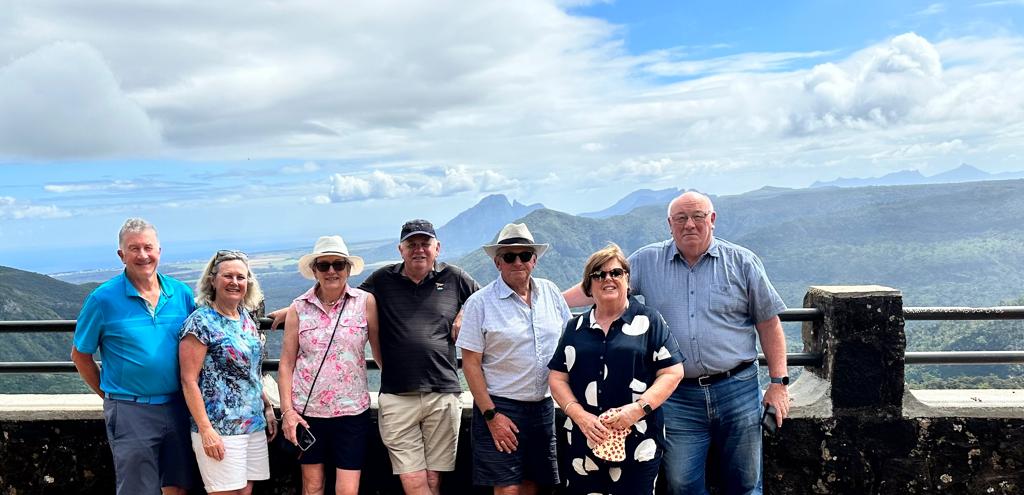 Travelling Golfers sightseeing in Mauritius