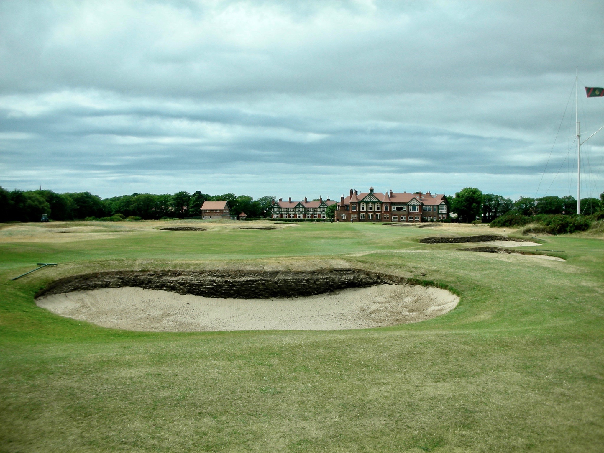 Royal Lytham & St Annes- 18th hole & clubhouse