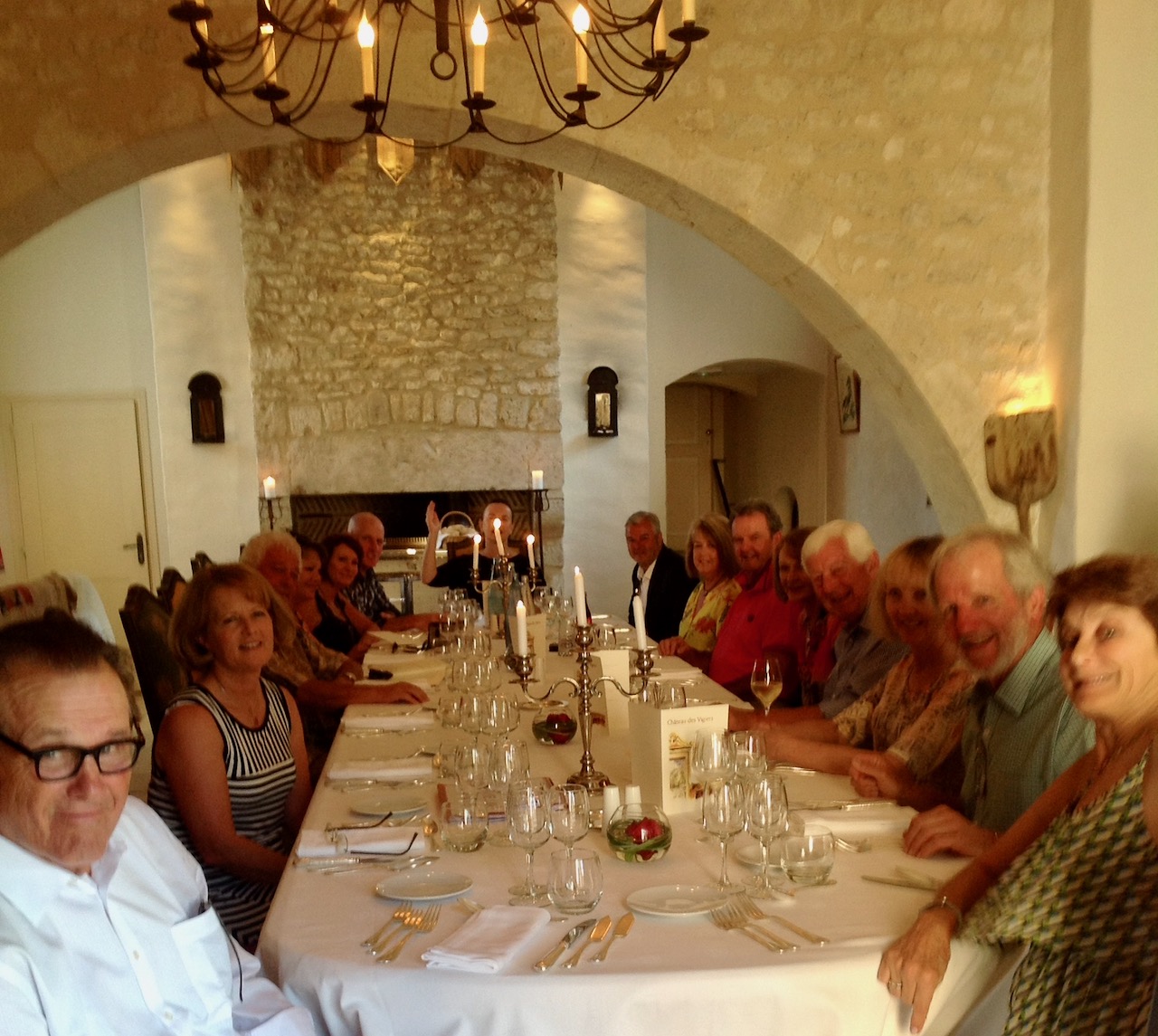 Private dining at Chateau des Vigiers