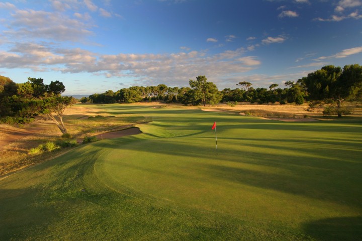 Royal Adelaide GC-Back of the 9th green
