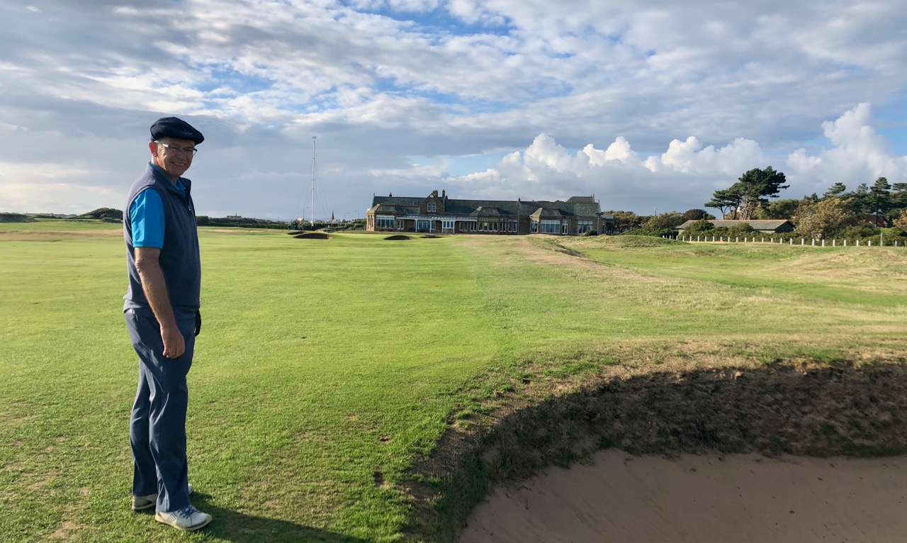 Geoff at Royal Troon GC