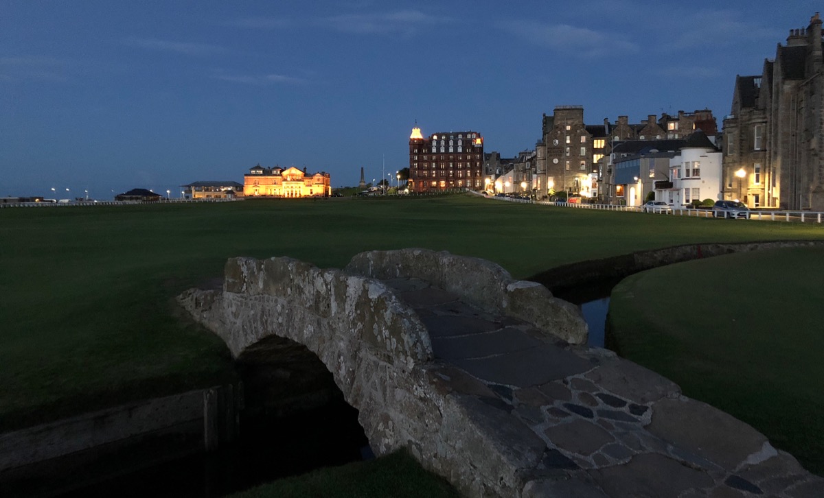 St Andrews- Old Course after dark