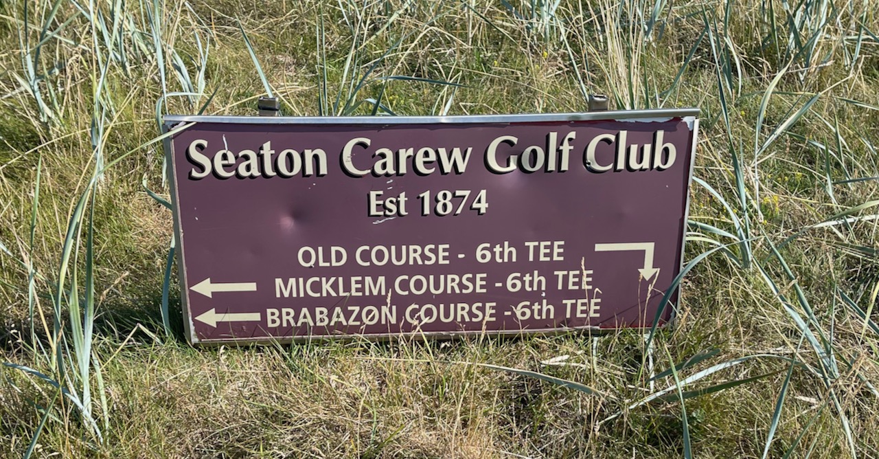 Seaton Carew GC sign