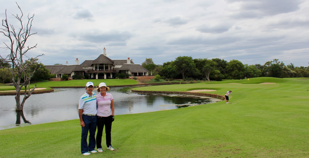 Leopard Creek GC- hole 9 with Heather Peter