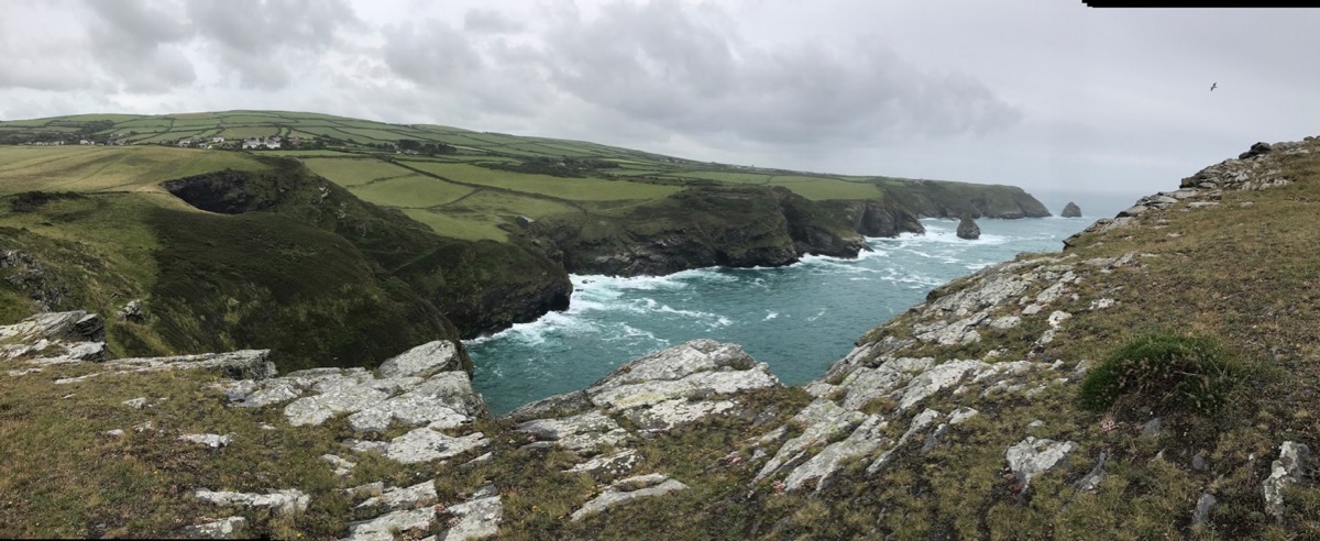 The Cornish coast near Boscastle