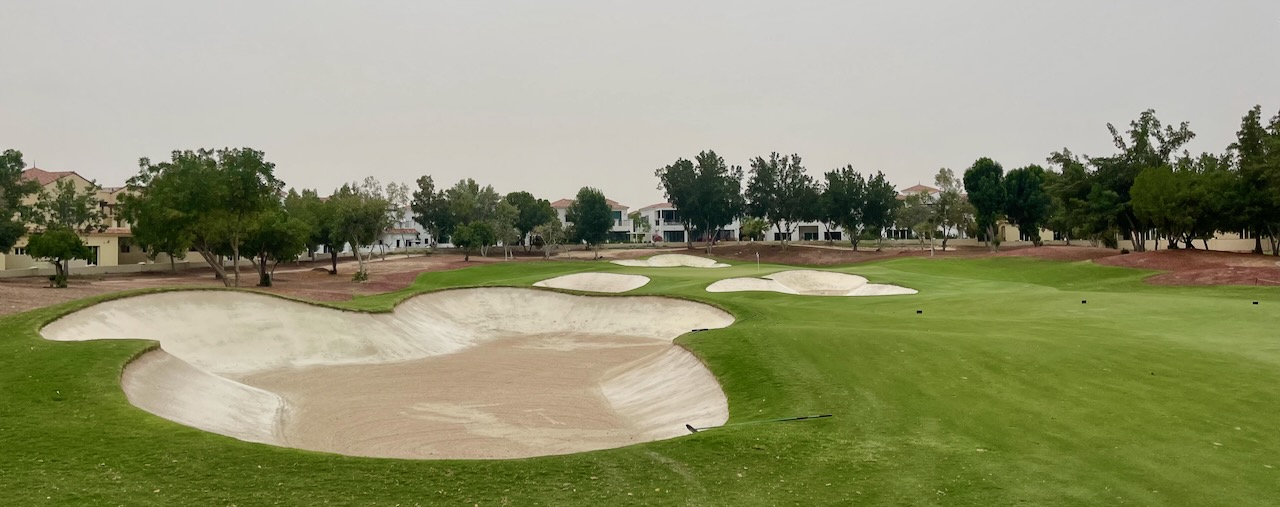 Jumeirah Golf Estates- Earth Course, hole 2