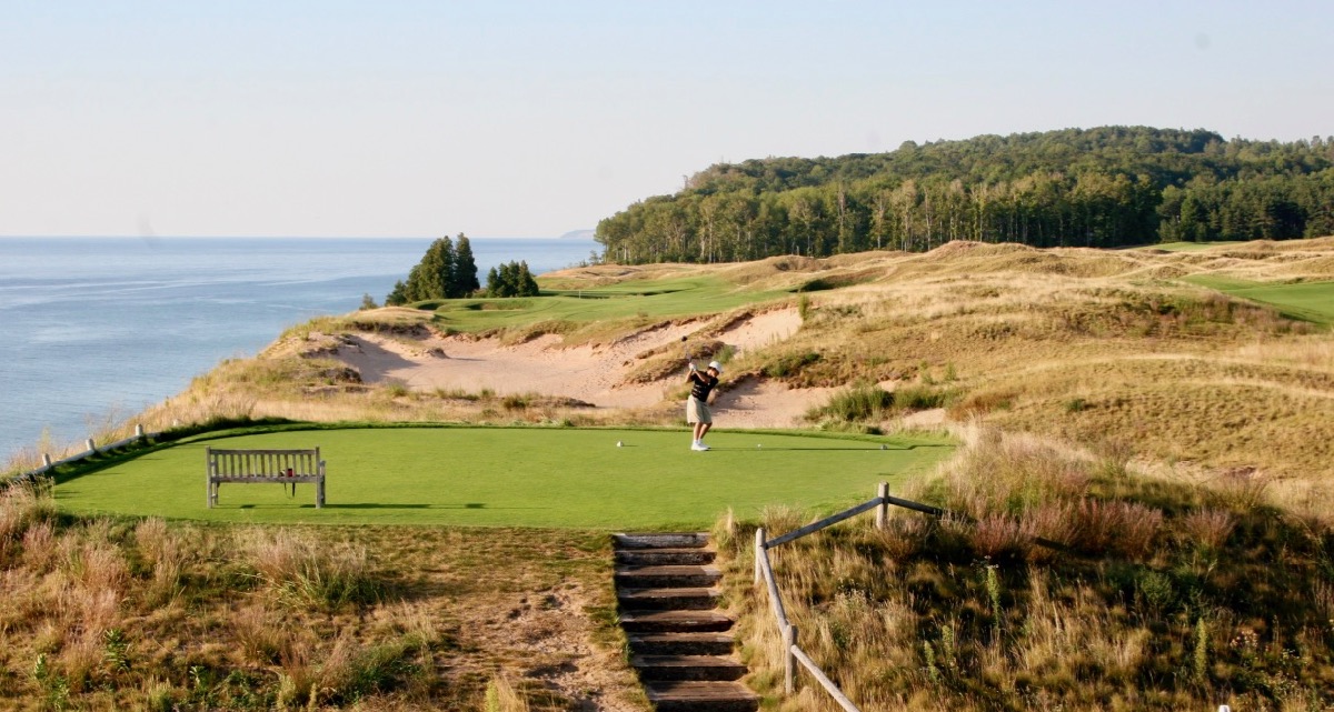 Arcadia Bluffs GC- The Bluffs Course- hole 12