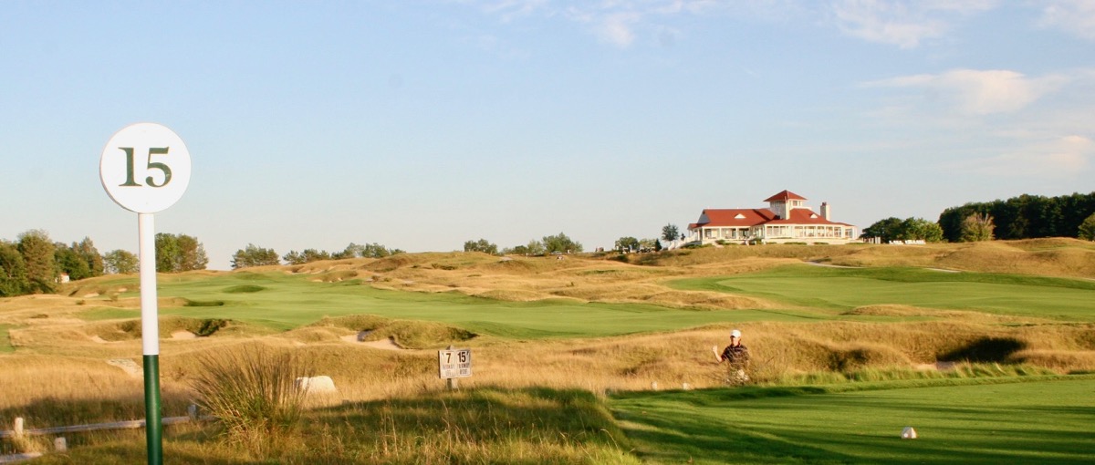 Arcadia Bluffs GC- The Bluffs Course- hole 15