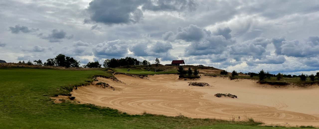 Sand Valley Golf Course- hole 18 approach