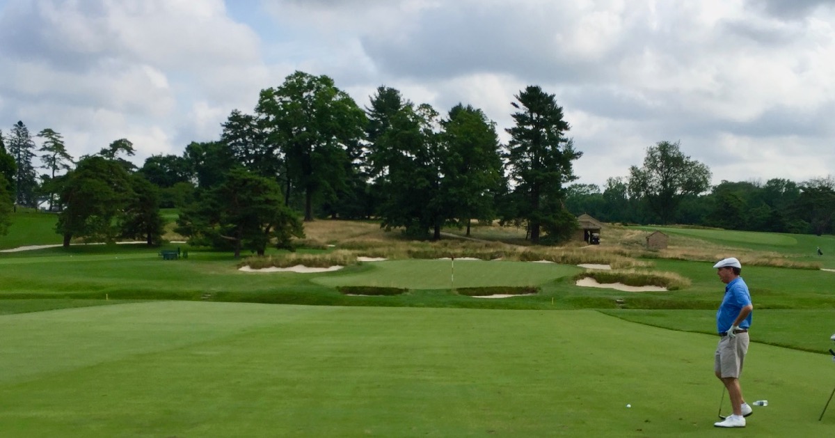 Merion GC- East Course- hole 4 green