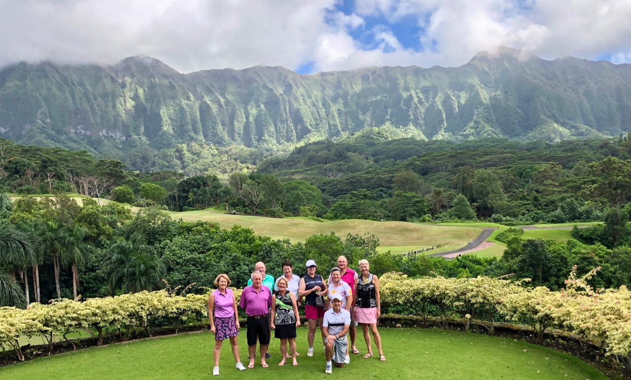 Group photo at Royal Hawaiian GC