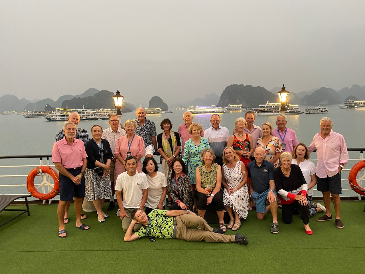 The Travelling Golfers at Ha Long Bay