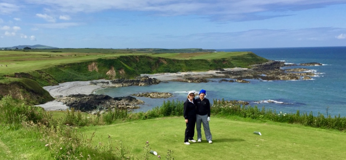Nefyn & Districts GC- Travelling Golfers on the 11th tee