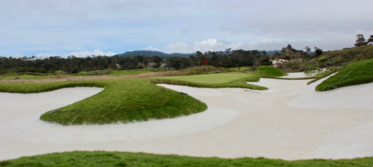 The Links at Spanish Bay- bunkers rear of hole 8